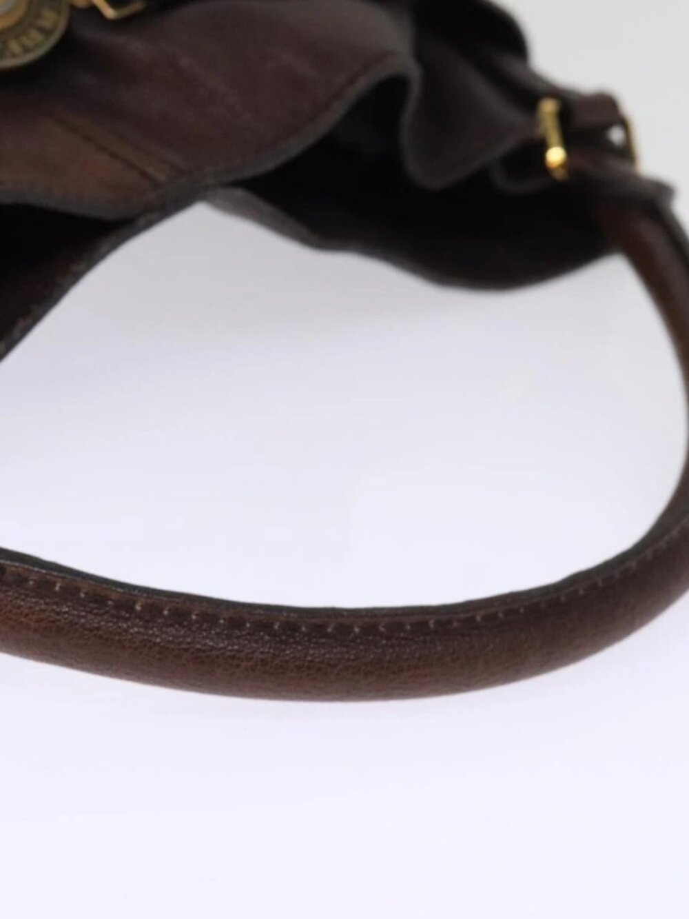 BURBERRY Shoulder Bag Leather Brown Auth bs15061 - Picture 8 of 16